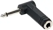 SWAMP Audio Adapter 1/4" Straight to Right Angle Jack Mono