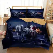 Santa Claus Quilt Cover Set