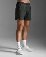 Aero 5 Inch Shorts, 2XU, S, Jupiter/Black Reflective, Male