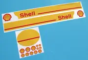 14th 1:14 scale RC FUEL TANKER TRUCK Trailer SHELL stickers decals fits Tamiya