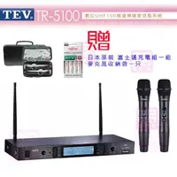 在飛比找momo購物網優惠-【TEV】TR-5100(數位UHF100頻道無線麥克風)