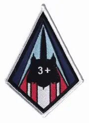 Skunk Works® SR-71 Blackbird® MACH 3 Patch - Plastic Backing, 4", Officially