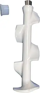 One Piece 32CM White Stirrer Scraper Auger Rod Spare Part, Compatible for MQL Soft Ice Cream Machines Replacement Fitting One Piece