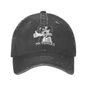 Mr. PicklesHalf Dead Skull Men Women Baseball Cap Workouts Unstructured Soft hat