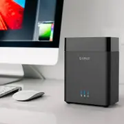 2 Bay Usb c Magnetic Hard Drive Enclosure