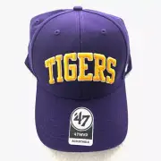 LSU Tigers Hat Purple Yellow '47 MVP Adjustable Hat One Size Fits All
