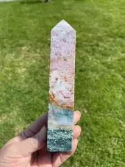 Ocean Jasper Tower 7inches tall 14oz