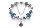 Pandora Inspired Full Set Beaded Charm Bracelet