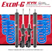 4x KYB EXCEL-G Shocks + STD Coil for HOLDEN Commodore VY C/Chassis 3.8 V6