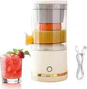 Portable Juicer Blender, Orange Juicer Electric, Grapefruit Juicer Machine, Lime Juice Extractor, Rechargeable Citrus Fruit Press Machine with 7.4V Power for Lime and Citrus Fruits