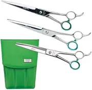 Geib Crocodile Shear Kit 3 Piece Professional Grooming Shears !