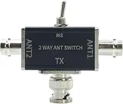 2 Way CB/HAM Antenna Coax Switches 100W 0-50MHz w/Off/Ground Protection(BNC)