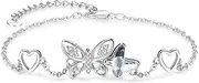 PARYFO Frauen Armband Sterling Silber Koala/Schmetterling/Pferd/Herz/Engel Armband Niedliches Tier Armband Schmuck für Damen Mädchen Kinder Tochter Geburtstag Weihnachten Geschenke