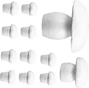 Create Your Own Decor 12pcs Unpainted Craft Mushrooms Foam Wall Decor Boys and Girls Toy