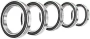 APTPKGDFDK 10Pcs 6805 2RS Bearing 25X37X7 Mm ABEC-7 6801 6802 6803 6804 6805 6806 6000 6001 6900 6901 6902 6903 Bearings(10pcs 6801 12x21x5,ABEC-7)