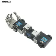 NEW Humanoid Robot Left Hand Arm with Fingers Manipulator&Servo for DIY Robotics