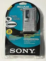 Vintage 2002 SONY PRESSMAN Micro Cassette Recorder Model M-655V (FACTORY SEALED)