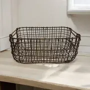 Primitive Metal Wire Basket from Target Kitchen Cottagecore Bohemian Home