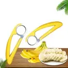 Stainless Steel Banana Slicer Banana Fruit Divider Ham Sausage Cutting Fruit CJ