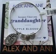 Alex and Ani 'Because I Love You, Granddaughter II' Apple Blossom Charm Bangle