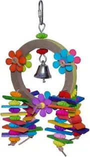 Super Bird Creations Balsa Garden Bird Toy Small Parrot Toy Chewing Shreddable