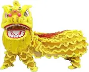 BEPABDFBD Lion Dance Prop Lion,Chinese Lion Dance Traditiona Wool Lion Dance Lion Dance Head Traditional Mascot Lion Dance Head Spring Festival Yarn Lion Dance Outdoor Party Lion Dance