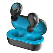 PT20 TWS bluetooth 5.0 Earphone Touch Waterproof Wireless Stereo Hifi Earbuds With Charging Case for Xiaomi Redmi BLUE COLOR