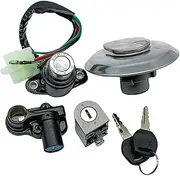 Ignition Key Switches for CBT125 CB125T CB125 All Years Ignition Switch Fuel Gas Tank Cap Lock Key Set Ignition Barrel Key Switch