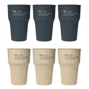 6PK Urban Ethos Moka 350mL Reusable Coffee Cup 9x13cm Drinking Mug Assorted