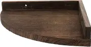 DIYEAH Wall Mounted Floating Shelf Compact Wooden Corner Shelf Storage for Bedroom and Office Strong Load Bearing Capacity Stylish Design