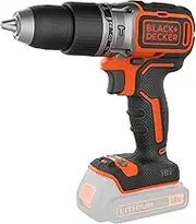 Black & Decker 18V Brushless Hammer Drill - Bare Unit (Battery not Included)