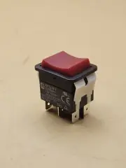 Rocker Switch 20A 125/250V 6 Pin 1.5 HP Power Tool 2 Pole Momentary Kedu