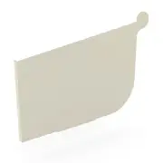 VIC NEW Stratco Quad Gutter 125 Stop End Moss Vale Sand