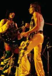 Faces And Ron Wood And Rod Stewart Music Old Photo