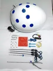 Laparoscopic Oval Egg Shape Endo Trainer Training Box endotrainer set instrument