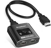 Simplecom CM302v2 8K 60Hz Bi-Directional 2 Way HDMI 2.1 Switch Selector