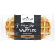 Toscano Mini Cinnamon Waffles 200g 4 pack