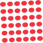BESPORTBLE 200Pcs Colorful Counting Round Pieces Plastic Bingo Chips for Games Learning Rewards Math Concepts for Home School Bingo Red