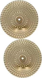 [Hohopeti] 2pcs Wall-Mounted Candleholder Elegant Iron Wall Hanging Design for Home Decor Stylish Candlestick for Creating Warm Romantic Atmosphere