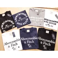 在飛比找蝦皮購物優惠-Abercrombie & Fitch 男版 刺繡麋鹿 文字