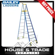 Bailey Platform Ladder 3.5m 12 Step Fiberglass Stepladder P170 FS13537