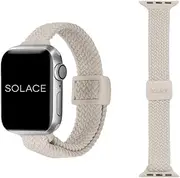 Solace Bands Slim Imperium Adapt Adjustable Nylon Braided Watch Band - Compatible w/ All Apple Watches - Solace Apple Watch Bands for Women & Men - Smart Watches Band Series 10 9 8 7 6 SE 5 4 3 2 1