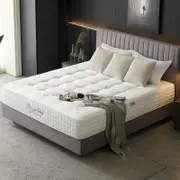 Royal Sleep DOUBLE Mattress Firm Bed Tight Top 7 Zone Spring Latex Foam