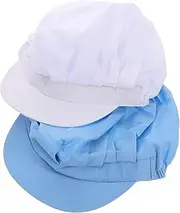 [Healvian] 2pcs Professional Chef Hats for Women Cooking Caps Dustproof and Comfortable Work Hats for Chefs Restaurants and Catering Services for Professional Appearance