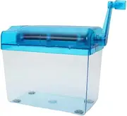 HONMEET Mini Hand Shredder Manual Paper Strip Cutter Desktop Paper Crusher for Office Home School
