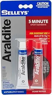 Selleys Araldite 5 Minute Epoxy Adhesive 35 ml, Clear
