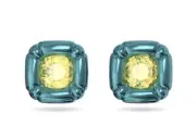 Swarovski Crystal Earrings Dulcis Blue Yellow Studs 5601588