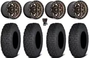Fuel Unit 15" Wheels Bronze 30" Coyote Tires Polaris RZR XP 1000 / PRO XP
