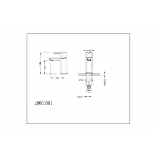 YATIN 雅鼎 Milos 米洛斯 面用龍頭 8.03.01Z