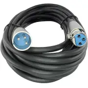 25ft foot feet 3pin balanced XLR male to female powered speaker monitor cable